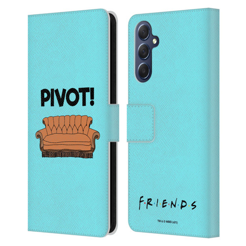 Friends TV Show Quotes Pivot Leather Book Wallet Case Cover For Samsung Galaxy M54 5G