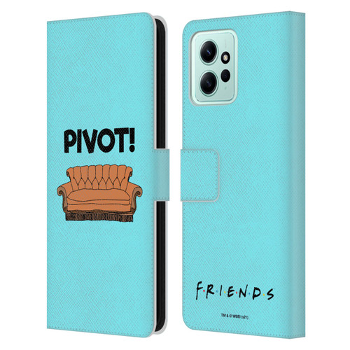 Friends TV Show Quotes Pivot Leather Book Wallet Case Cover For Xiaomi Redmi 12