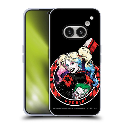 Batman DC Comics Harley Quinn Graphics Puddin Soft Gel Case for Nothing Phone (2a)