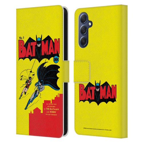 Batman DC Comics Famous Comic Book Covers Number 1 Leather Book Wallet Case Cover For Samsung Galaxy M54 5G