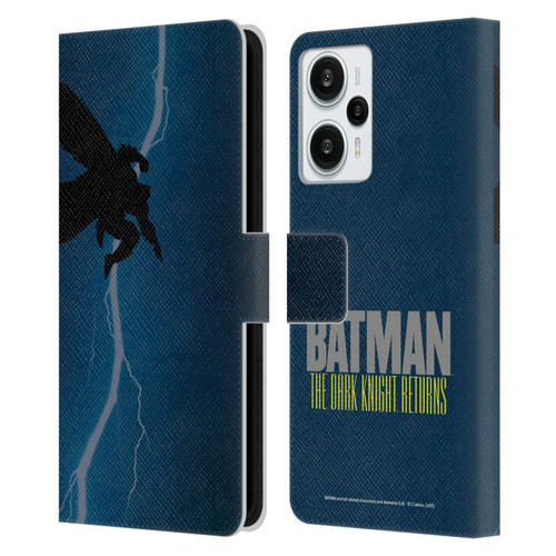 Batman DC Comics Famous Comic Book Covers The Dark Knight Returns Leather Book Wallet Case Cover For Xiaomi Redmi Note 12T