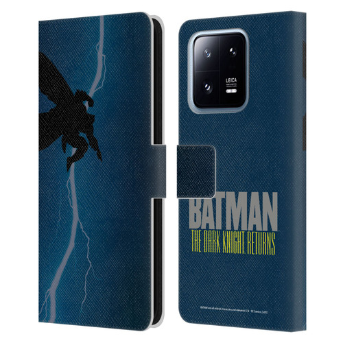 Batman DC Comics Famous Comic Book Covers The Dark Knight Returns Leather Book Wallet Case Cover For Xiaomi 13 Pro 5G