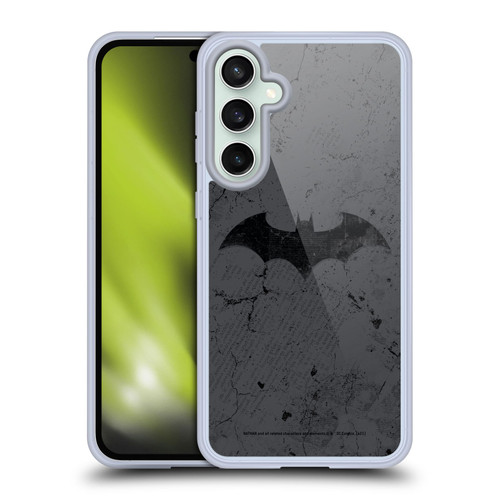 Batman DC Comics Hush Logo Distressed Soft Gel Case for Samsung Galaxy S23 FE 5G