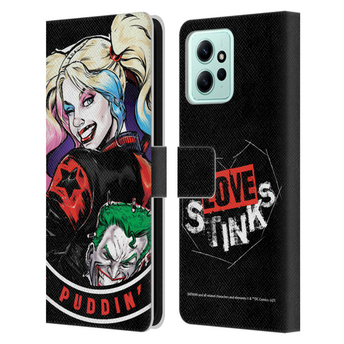 Batman DC Comics Harley Quinn Graphics Puddin Leather Book Wallet Case Cover For Xiaomi Redmi 12