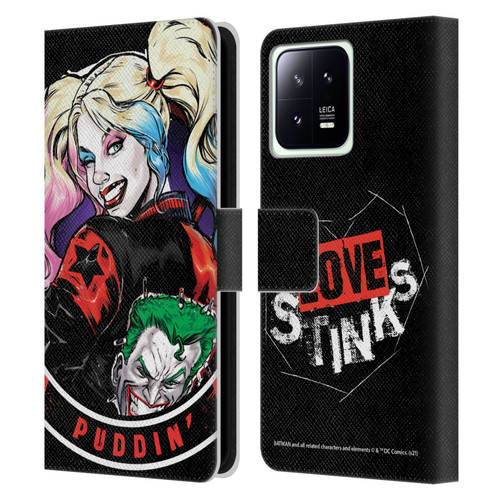 Batman DC Comics Harley Quinn Graphics Puddin Leather Book Wallet Case Cover For Xiaomi 13 5G