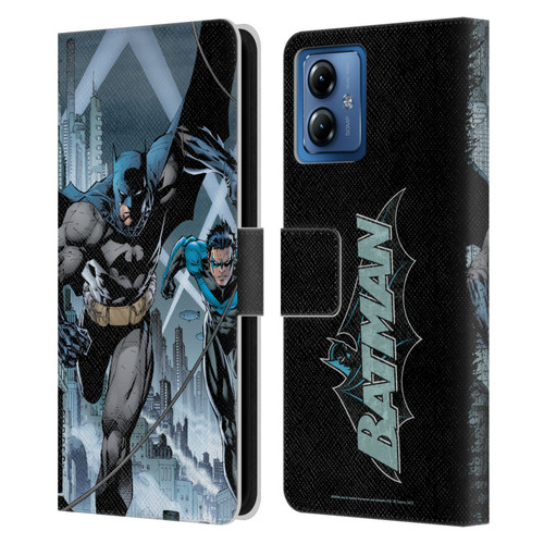 Batman DC Comics Hush #615 Nightwing Cover Leather Book Wallet Case Cover For Motorola Moto G14