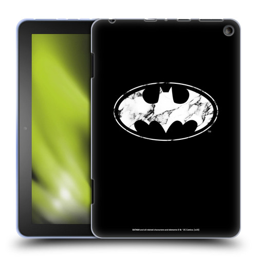 Batman DC Comics Logos Marble Soft Gel Case for Amazon Fire HD 8/Fire HD 8 Plus 2020