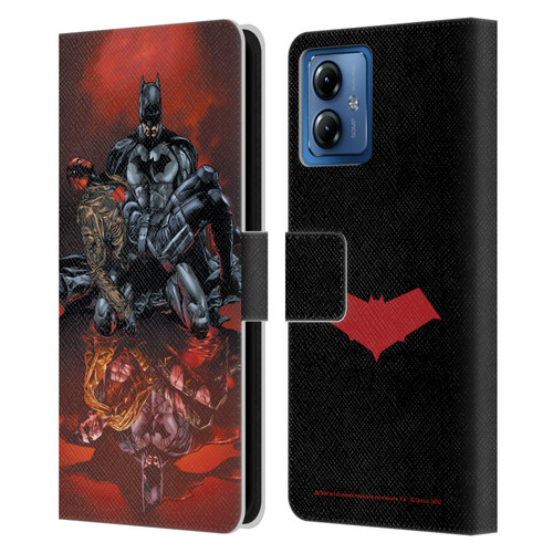 Batman DC Comics Red Hood And The Outlaws #17 Leather Book Wallet Case Cover For Motorola Moto G14