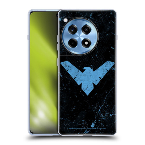 Batman DC Comics Nightwing Logo Grunge Soft Gel Case for OnePlus 12R