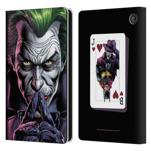 Batman DC Comics Three Jokers The Criminal Leather Book Wallet Case Cover For Amazon Fire 7 2022