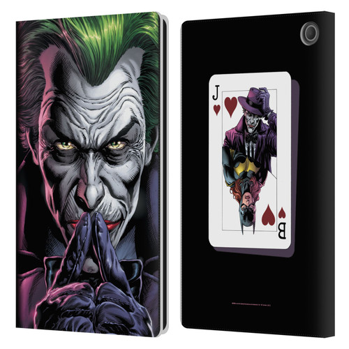 Batman DC Comics Three Jokers The Criminal Leather Book Wallet Case Cover For Amazon Fire Max 11 2023