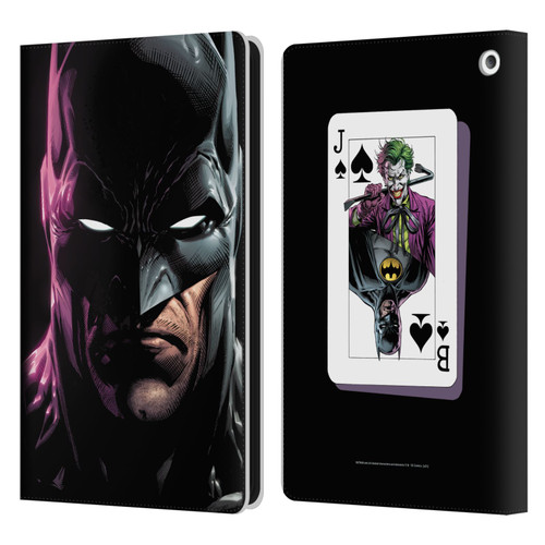 Batman DC Comics Three Jokers Batman Leather Book Wallet Case Cover For Amazon Fire HD 8/Fire HD 8 Plus 2020