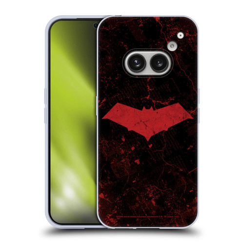 Batman DC Comics Red Hood Logo Grunge Soft Gel Case for Nothing Phone (2a)