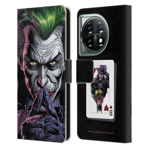 Batman DC Comics Three Jokers The Criminal Leather Book Wallet Case Cover For OnePlus 11 5G