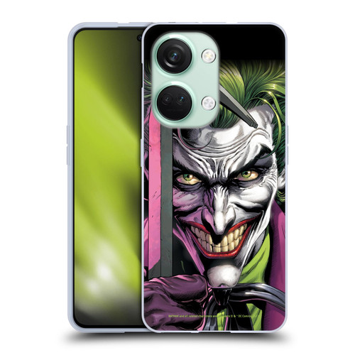 Batman DC Comics Three Jokers The Clown Soft Gel Case for OnePlus Nord 3 5G