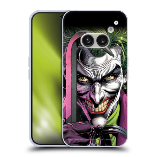 Batman DC Comics Three Jokers The Clown Soft Gel Case for Nothing Phone (2a)