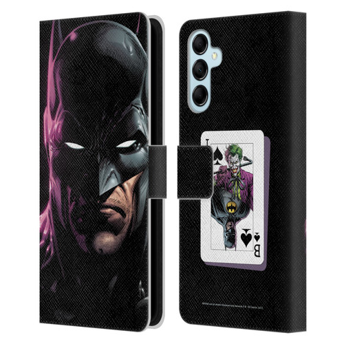 Batman DC Comics Three Jokers Batman Leather Book Wallet Case Cover For Samsung Galaxy M14 5G