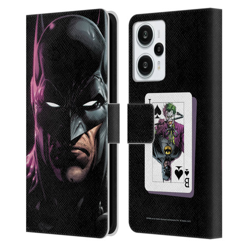 Batman DC Comics Three Jokers Batman Leather Book Wallet Case Cover For Xiaomi Redmi Note 12T