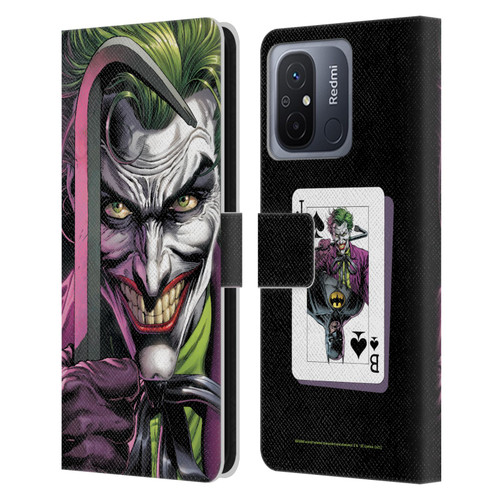 Batman DC Comics Three Jokers The Clown Leather Book Wallet Case Cover For Xiaomi Redmi 12C