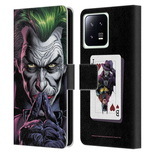 Batman DC Comics Three Jokers The Criminal Leather Book Wallet Case Cover For Xiaomi 13 5G