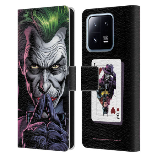 Batman DC Comics Three Jokers The Criminal Leather Book Wallet Case Cover For Xiaomi 13 Pro 5G