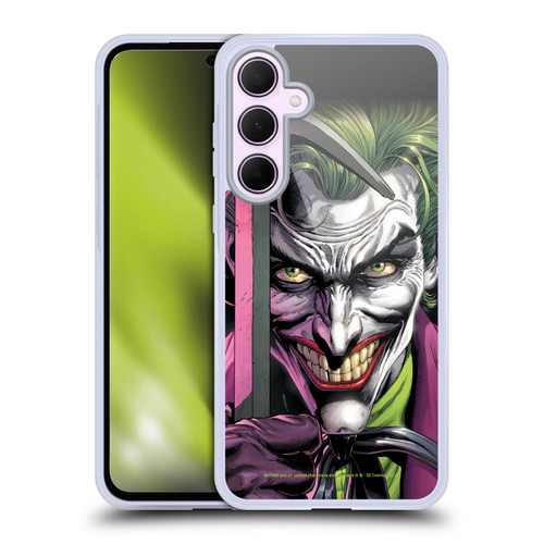 Batman DC Comics Three Jokers The Clown Soft Gel Case for Samsung Galaxy A35 5G