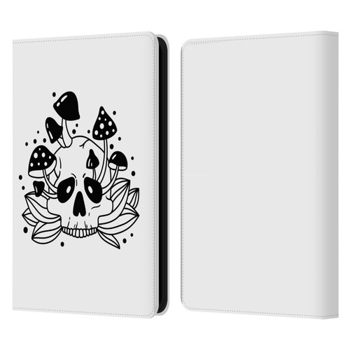 Haroulita Celestial Tattoo Skull Leather Book Wallet Case Cover For Amazon Kindle 11th Gen 6in 2022