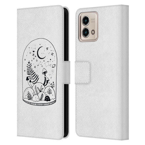 Haroulita Celestial Tattoo Terrarium Leather Book Wallet Case Cover For Motorola Moto G Stylus 5G 2023