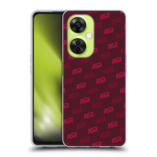 AS Roma Crest Graphics Wordmark Pattern Soft Gel Case for OnePlus Nord CE 3 Lite 5G