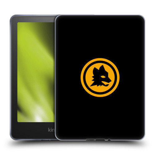 AS Roma Crest Graphics Black And Gold Soft Gel Case for Amazon Kindle Paperwhite 5 (2021)