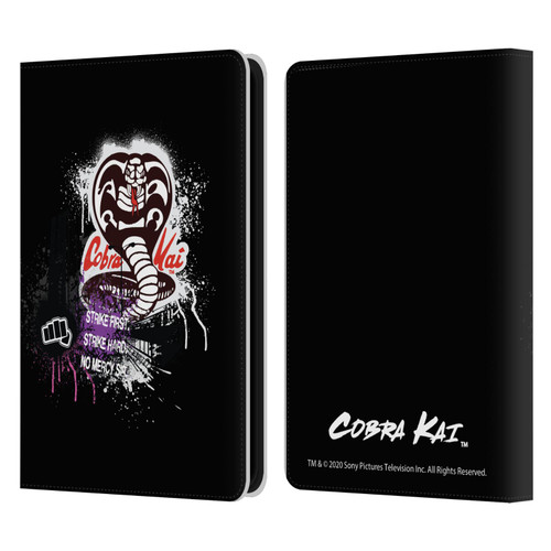 Cobra Kai Composed Art No Mercy Logo Leather Book Wallet Case Cover For Amazon Kindle 11th Gen 6in 2022