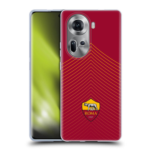 AS Roma Crest Graphics Arrow Soft Gel Case for OPPO Reno11