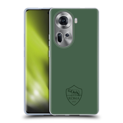 AS Roma Crest Graphics Full Colour Green Soft Gel Case for OPPO Reno11