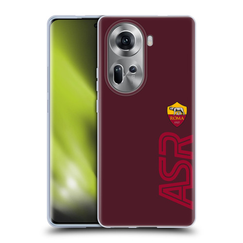 AS Roma Crest Graphics Oversized Soft Gel Case for OPPO Reno11