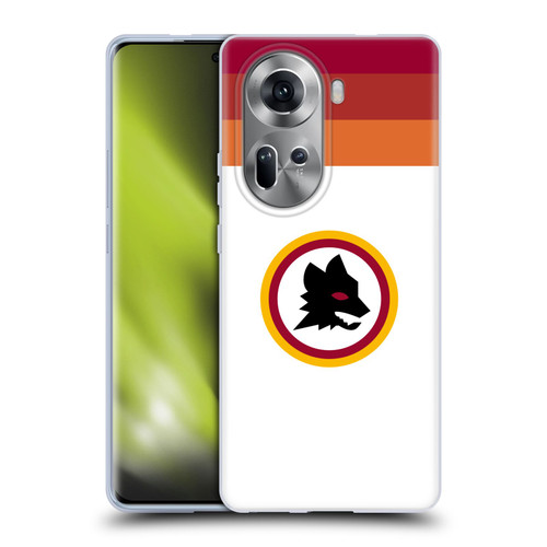 AS Roma Crest Graphics Wolf Retro Heritage Soft Gel Case for OPPO Reno11