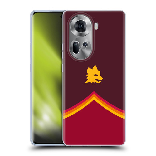 AS Roma Crest Graphics Wolf Soft Gel Case for OPPO Reno11