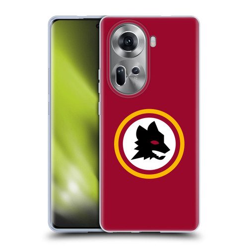 AS Roma Crest Graphics Wolf Circle Soft Gel Case for OPPO Reno11