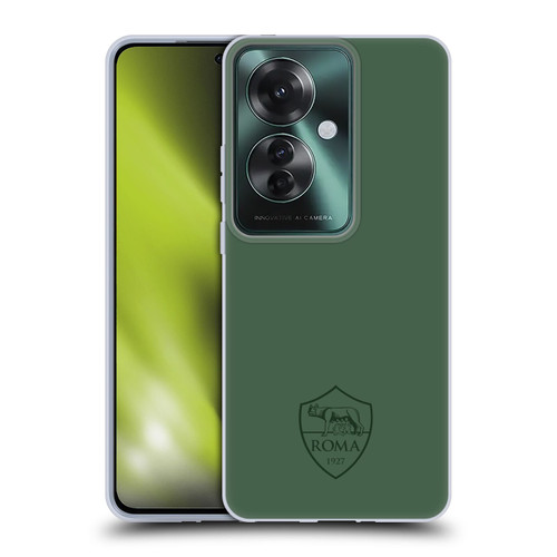 AS Roma Crest Graphics Full Colour Green Soft Gel Case for OPPO Reno11 F 5G / F25 Pro 5G