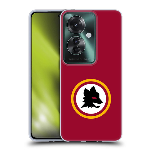 AS Roma Crest Graphics Wolf Circle Soft Gel Case for OPPO Reno11 F 5G / F25 Pro 5G
