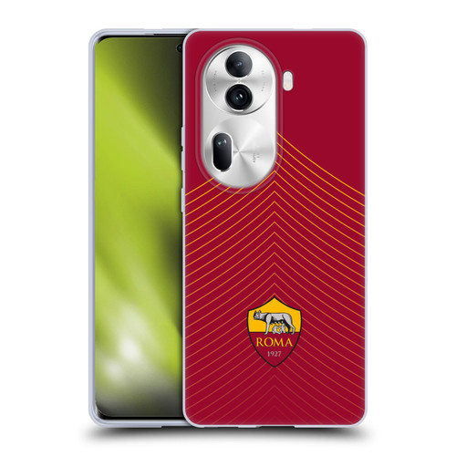 AS Roma Crest Graphics Arrow Soft Gel Case for OPPO Reno11 Pro
