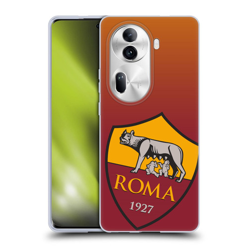 AS Roma Crest Graphics Gradient Soft Gel Case for OPPO Reno11 Pro