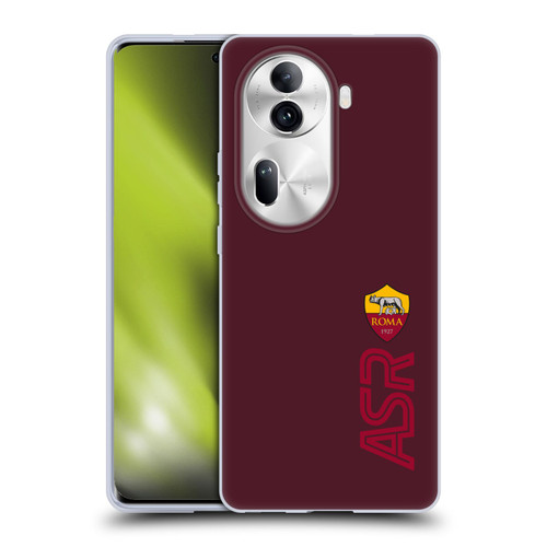 AS Roma Crest Graphics Oversized Soft Gel Case for OPPO Reno11 Pro