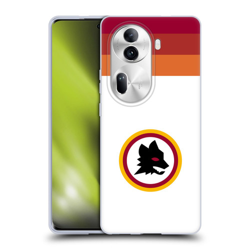 AS Roma Crest Graphics Wolf Retro Heritage Soft Gel Case for OPPO Reno11 Pro