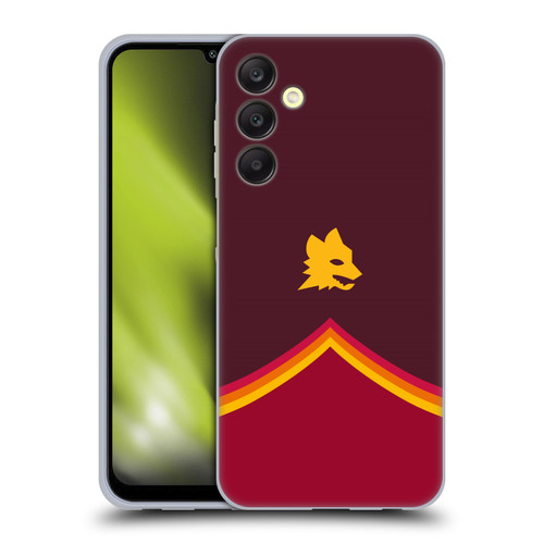 AS Roma Crest Graphics Wolf Soft Gel Case for Samsung Galaxy A25 5G