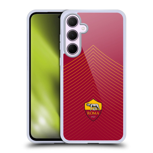 AS Roma Crest Graphics Arrow Soft Gel Case for Samsung Galaxy A35 5G