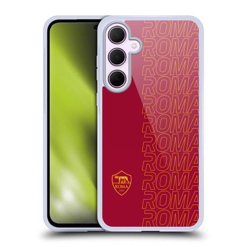 AS Roma Crest Graphics Echo Soft Gel Case for Samsung Galaxy A35 5G