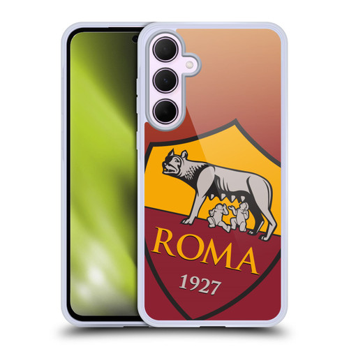 AS Roma Crest Graphics Gradient Soft Gel Case for Samsung Galaxy A35 5G