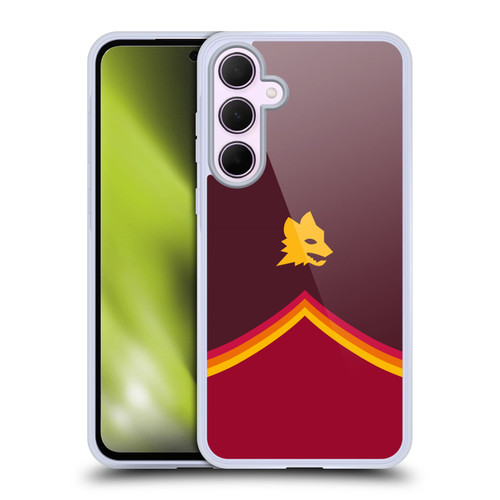 AS Roma Crest Graphics Wolf Soft Gel Case for Samsung Galaxy A35 5G