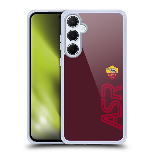 AS Roma Crest Graphics Oversized Soft Gel Case for Samsung Galaxy A55 5G