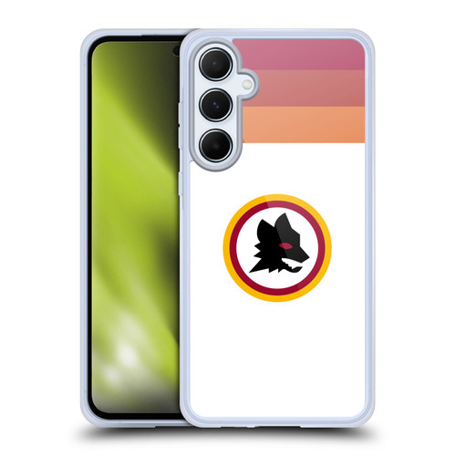 AS Roma Crest Graphics Wolf Retro Heritage Soft Gel Case for Samsung Galaxy A55 5G